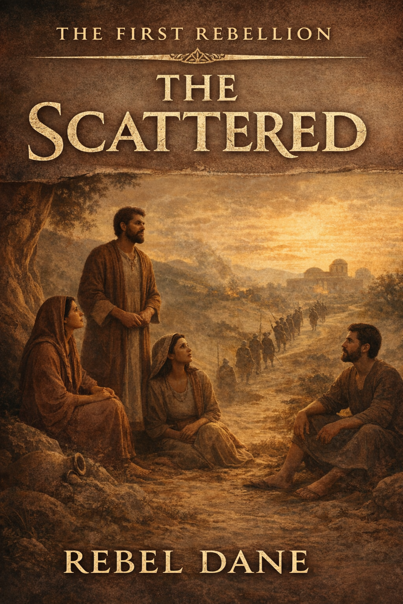 The Scattered Front cover with words